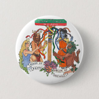 Bóton Redondo 5.08cm Pino do Botão do Círculo da Rua Sul