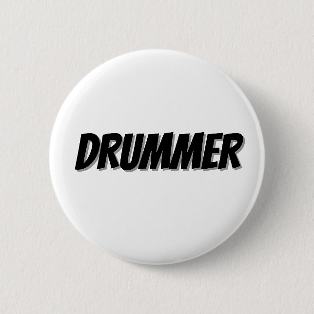 Bóton Redondo 5.08cm Pino do DRUMMER (Frente)