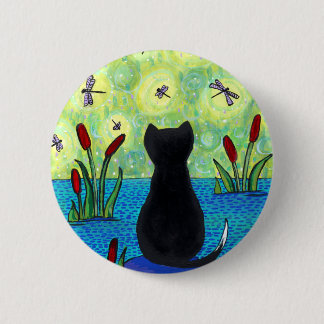 Bóton Redondo 5.08cm Pino do sonhador da libélula