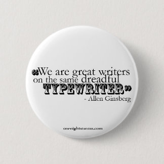 Bóton Redondo 5.08cm Pino terrível da máquina de escrever