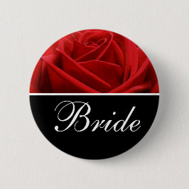 Bóton Redondo 5.08cm Pinos de Designação de Casamento Bride