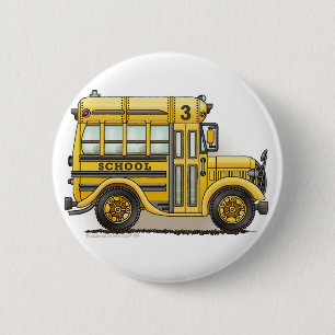 Bóton Redondo 5.08cm Pinos de Schoolbus