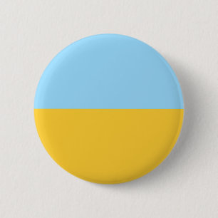 Bóton Redondo 5.08cm Pinos PERSONALIZADOS Dourados e azuis da Columbia