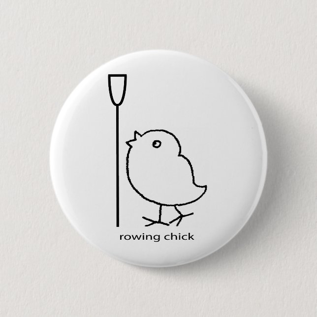 Bóton Redondo 5.08cm Pintinho do enfileiramento, roupa do (Frente)