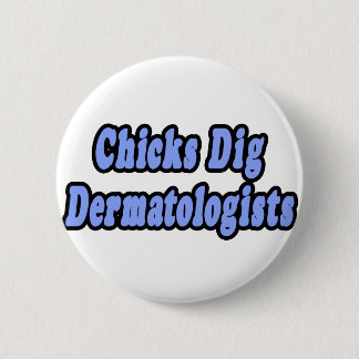 Bóton Redondo 5.08cm Pintinhos Dig Dermatologistas