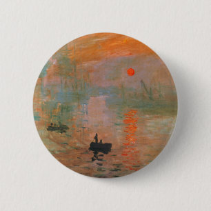 Bóton Redondo 5.08cm Pintura de Monet