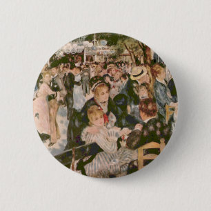 Bóton Redondo 5.08cm Pintura de Renoir