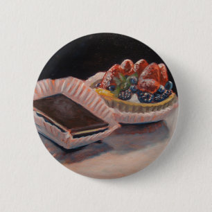 Bóton Redondo 5.08cm Pintura do fudge da galdéria da fruta em artigos