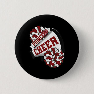 Bóton Redondo 5.08cm Pioneers Cheer Espírito de Torcida de Volta à Esco