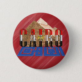 Bóton Redondo 5.08cm Pirâmides Egípcias do Cairo