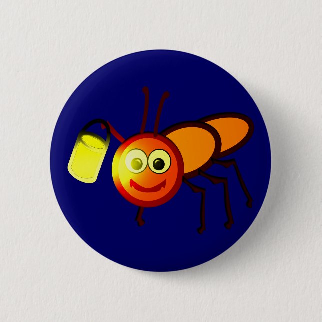Bóton Redondo 5.08cm Pirilampo firefly firebug (Frente)