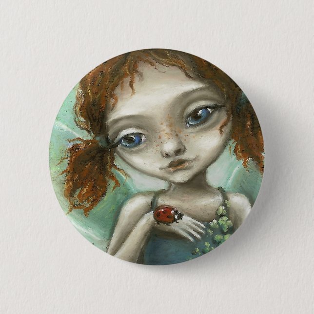 Bóton Redondo 5.08cm Pixie Irlandês (Frente)