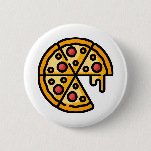 Bóton Redondo 5.08cm Pizza