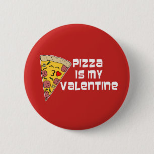 Bóton Redondo 5.08cm Pizza É Meu Namorado