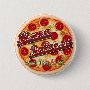 Bóton Redondo 5.08cm Pizza Palooza