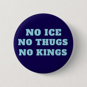 Bóton Redondo 5.08cm Placas de protesto personalizadas contra ICE