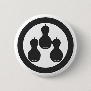 Bóton Redondo 5.08cm Plantas [Camadas Familiares]