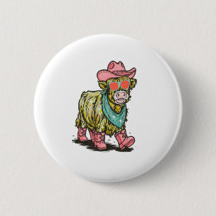 Bóton Redondo 5.08cm Png de Vaca do Terreno Superior Cujo Oeste