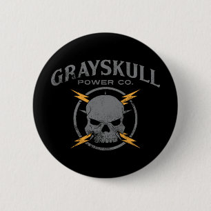 Bóton Redondo 5.08cm Poder Co. de Grayskull