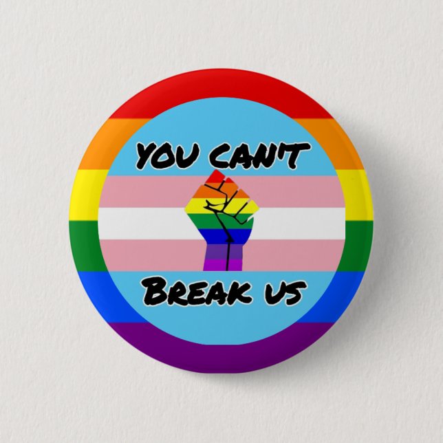 Bóton Redondo 5.08cm Poder transgênero (Frente)