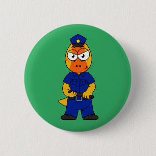 Bóton Redondo 5.08cm Policial Paquicefalossauro.