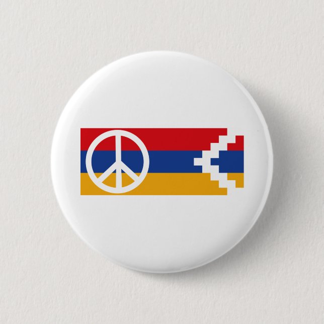 Bóton Redondo 5.08cm Política Artsakh Paz e Liberdade (Frente)
