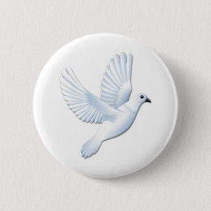 Bóton Redondo 5.08cm Pomba