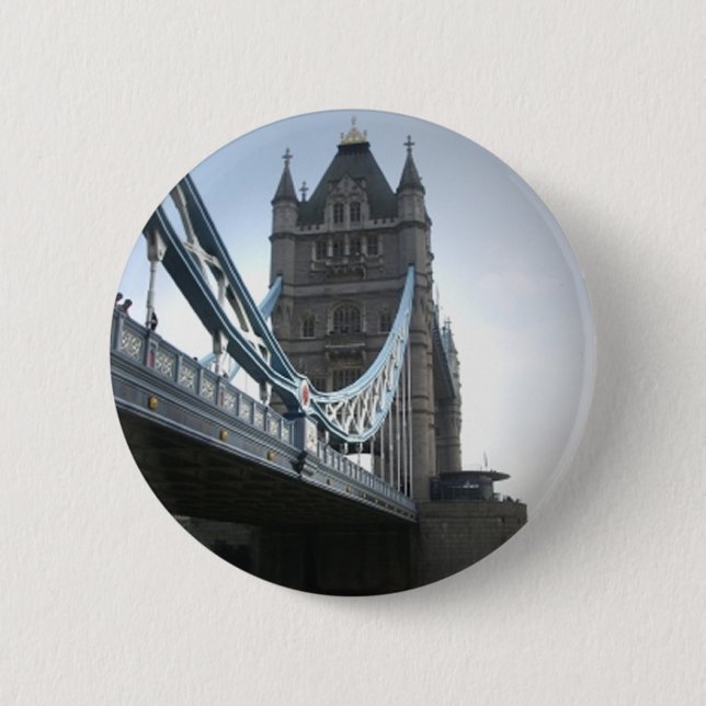 Bóton Redondo 5.08cm Ponte Londres (Frente)