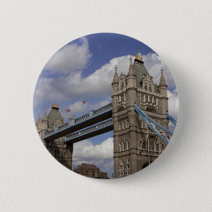 Bóton Redondo 5.08cm Ponte Londres da torre, Inglaterra