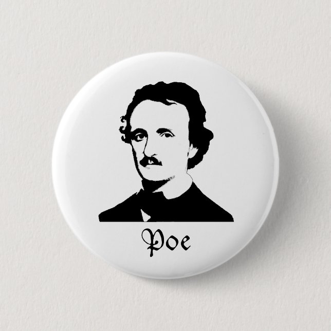 Bóton Redondo 5.08cm Ponto de entrada de Edgar Allen (Frente)