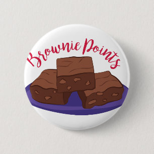 Bóton Redondo 5.08cm Pontos da brownie