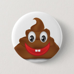 Bóton Redondo 5.08cm poo emojis