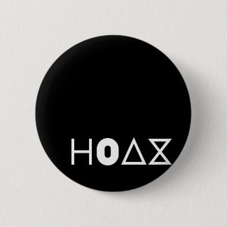 Bóton Redondo 5.08cm POPtRONiKA - HOAX - LOGOTIPO