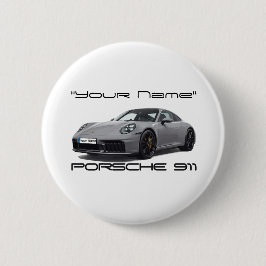 Bóton Redondo 5.08cm Porsche 911 (PERSONALIZED) 992.2