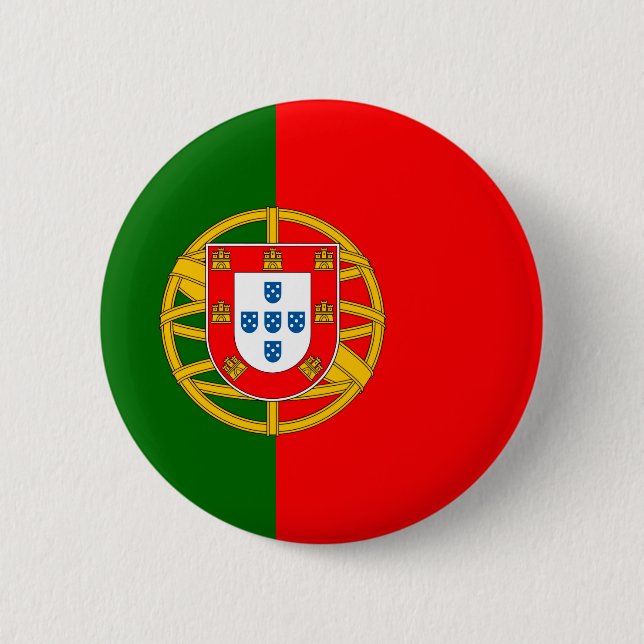 Bóton Redondo 5.08cm Portugal (Frente)