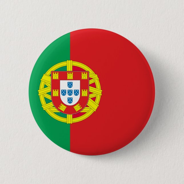 Bóton Redondo 5.08cm Portugal (Frente)