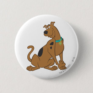 Bóton Redondo 5.08cm Pose Bashful de Scooby-Doo