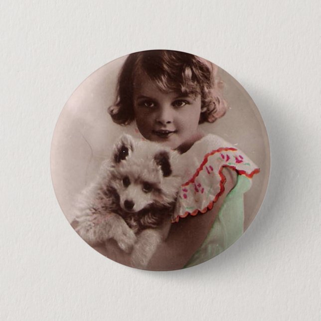 Bóton Redondo 5.08cm Post Card Romantic (Frente)