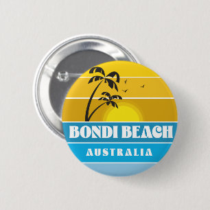 Bóton Redondo 5.08cm Praia Bondi Austrália