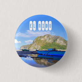 Bóton Redondo 5.08cm Praia de El Nido em Palawan, Filipinas