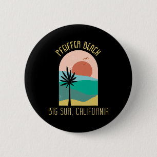 Bóton Redondo 5.08cm Praia Pfeiffer Big Sur Califórnia - Férias Boho
