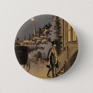 Bóton Redondo 5.08cm Prática Familiar do Cobrir da Vintage Book Dr. Du