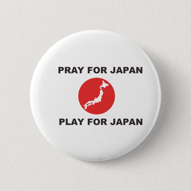 BÓTON REDONDO 5.08CM PRAY PARA JAPÃO, JOGO PARA JAPÃO (Frente)