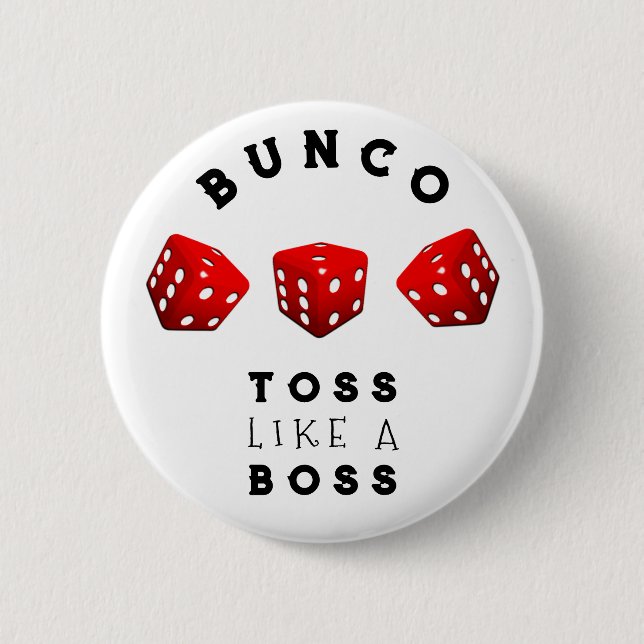 Bóton Redondo 5.08cm Prêmios de Presente de Bunco (Frente)