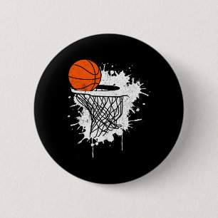 Bóton Redondo 5.08cm Presente De Basquete Para Jogadores De Treinador M