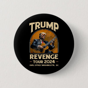 Bóton Redondo 5.08cm Presente Donald Trump 2024 Para Republicano Estado