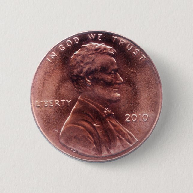 Bóton Redondo 5.08cm Presente numismático (Frente)