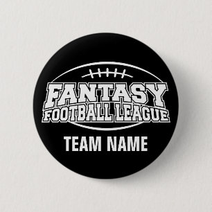 Bóton Redondo 5.08cm Presente Personalizado FFL de Futebol Fantasy