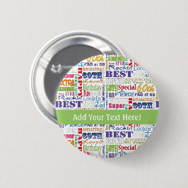 Bóton Redondo 5.08cm Presentes De Festa de aniversário Únicos E Especia