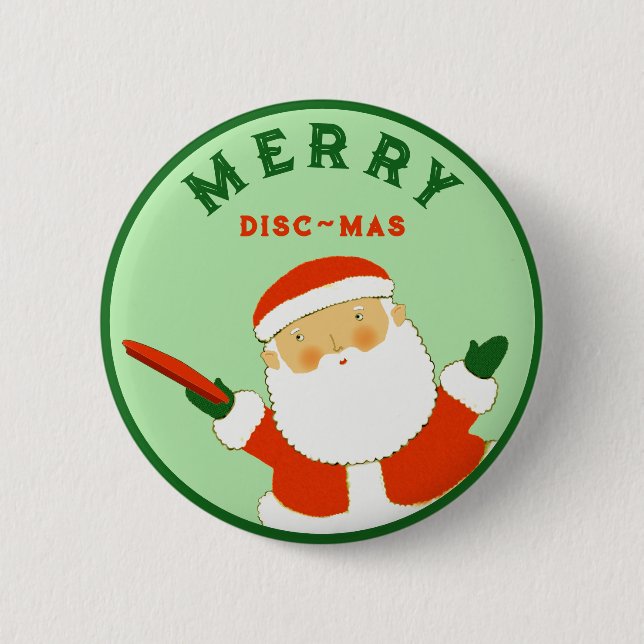 Bóton Redondo 5.08cm Presentes de Natal para Ultimate Frisbee para Ench (Frente)
